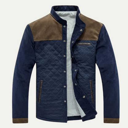 The Walsingham Men’s Lightweight Casual Quilted Bomber Jacket