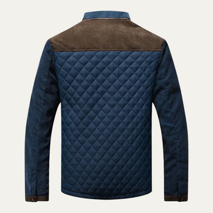 The Walsingham Men’s Lightweight Casual Quilted Bomber Jacket