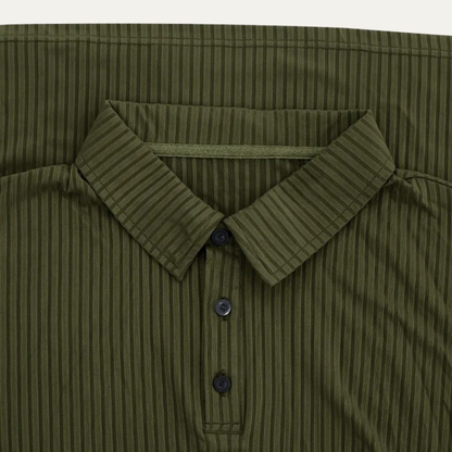 The Sorrento Men’s Ribbed Knitted Polo Shirt