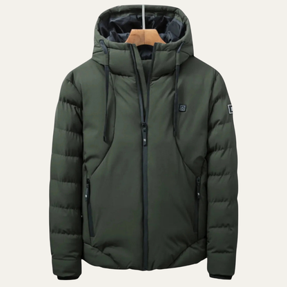 The Torbole Men’s Warm Heated Puffer Down Jacket