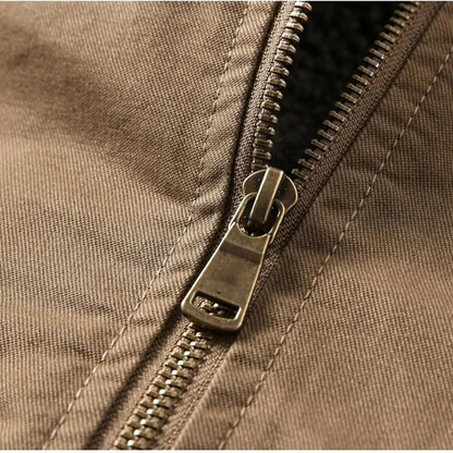 The Wareham Men’s Shearling Line Winter Bomber Jacket