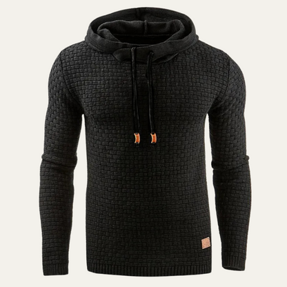 The Watford Men’s Hooded Warm Knit Sweater