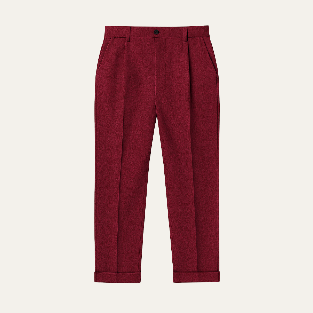 The Santa Monica Men’s Smart Casual Slim Fit Tailored Dress Pants – Burgundy