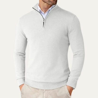 The Ballymoney Men's Half Zip Knit Casual Sweater