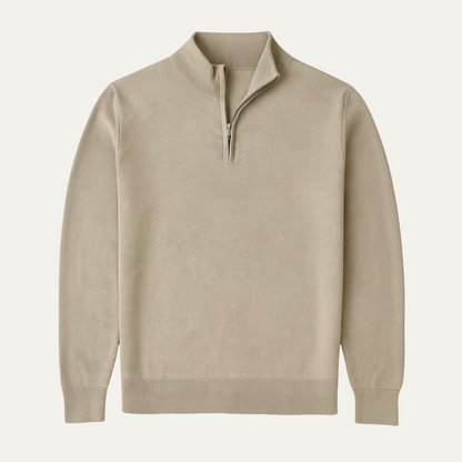The Ballymoney Men's Half Zip Knit Casual Sweater