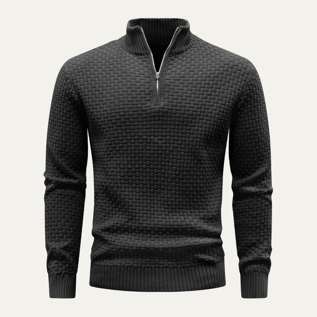 The Westbourne Men’s Half Zip Knit Winter Sweater