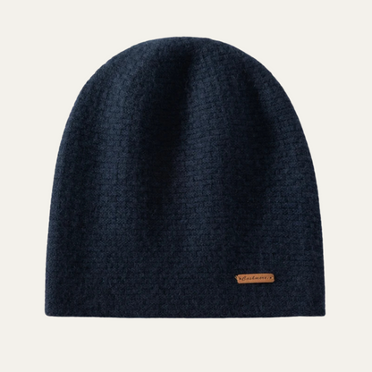 The Westbury Trendy Ribbed Knit Cashmere Beanie