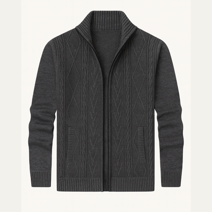 The Dorsoduro Men’s Winter Knitted Zip Up Nordic Cardigan