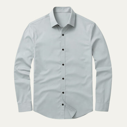 The Pantelleria Men's Elegant Solid Color Business Shirt