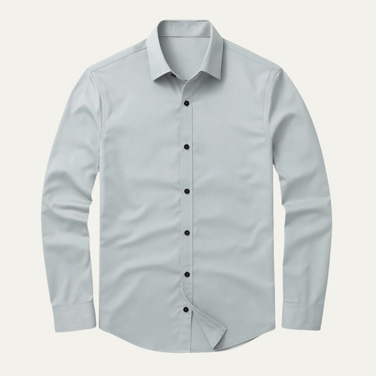 The Pantelleria Men's Elegant Solid Color Business Shirt