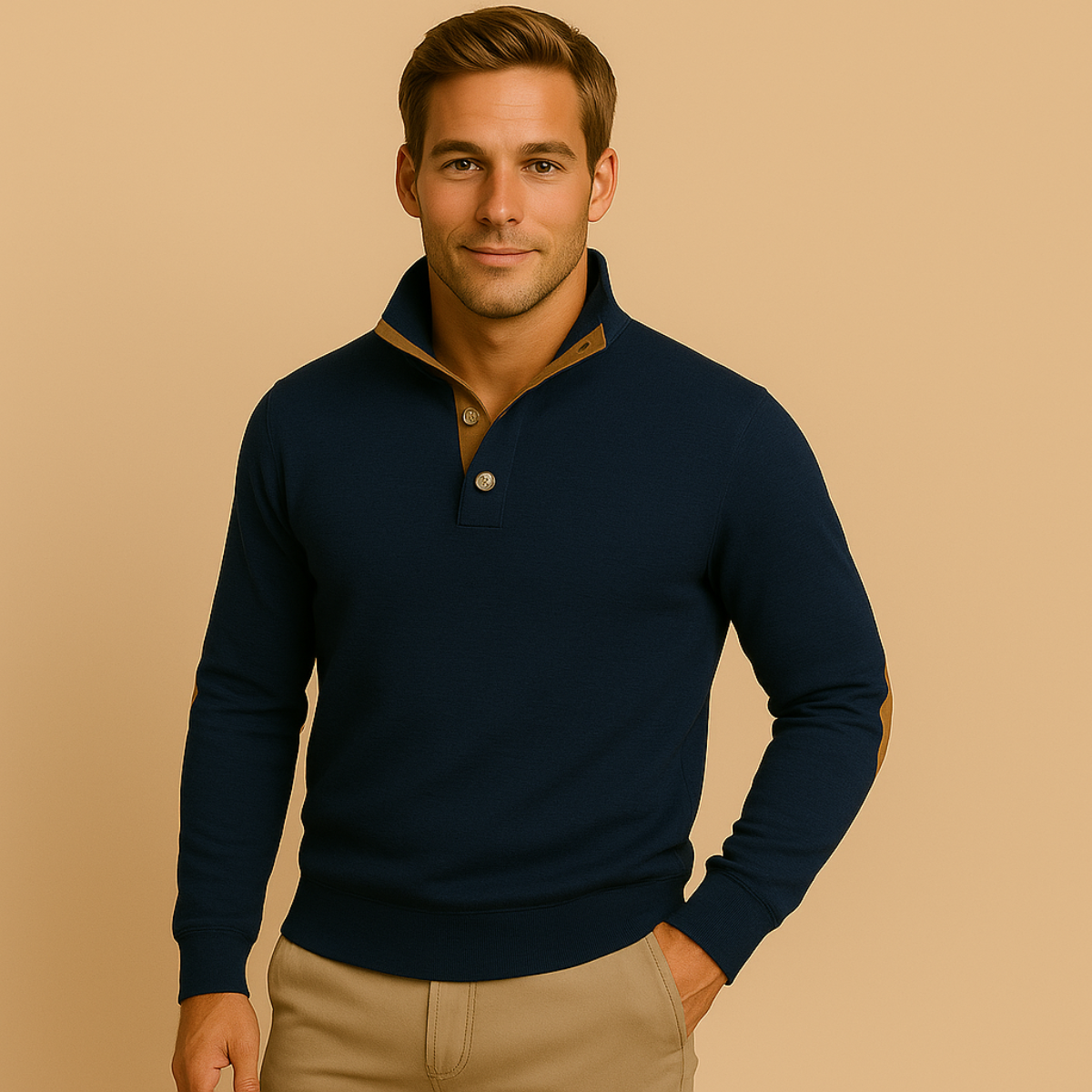 The Oxford Quarter Zip Sweater
