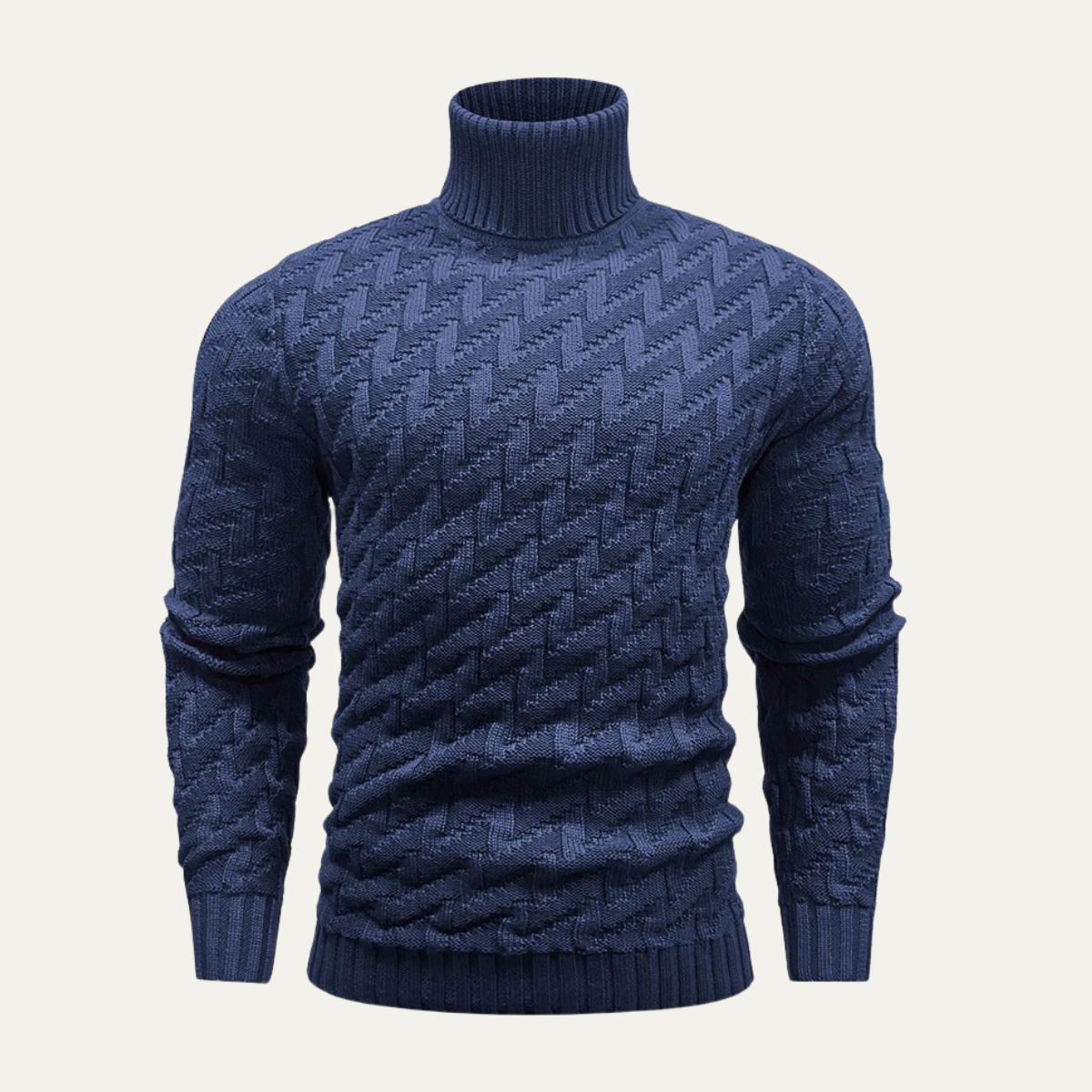 The Sussex Men’s Turtleneck Knit Warm Winter Sweater