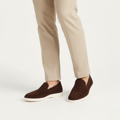 The Ashbourne Suede Loafers for Men