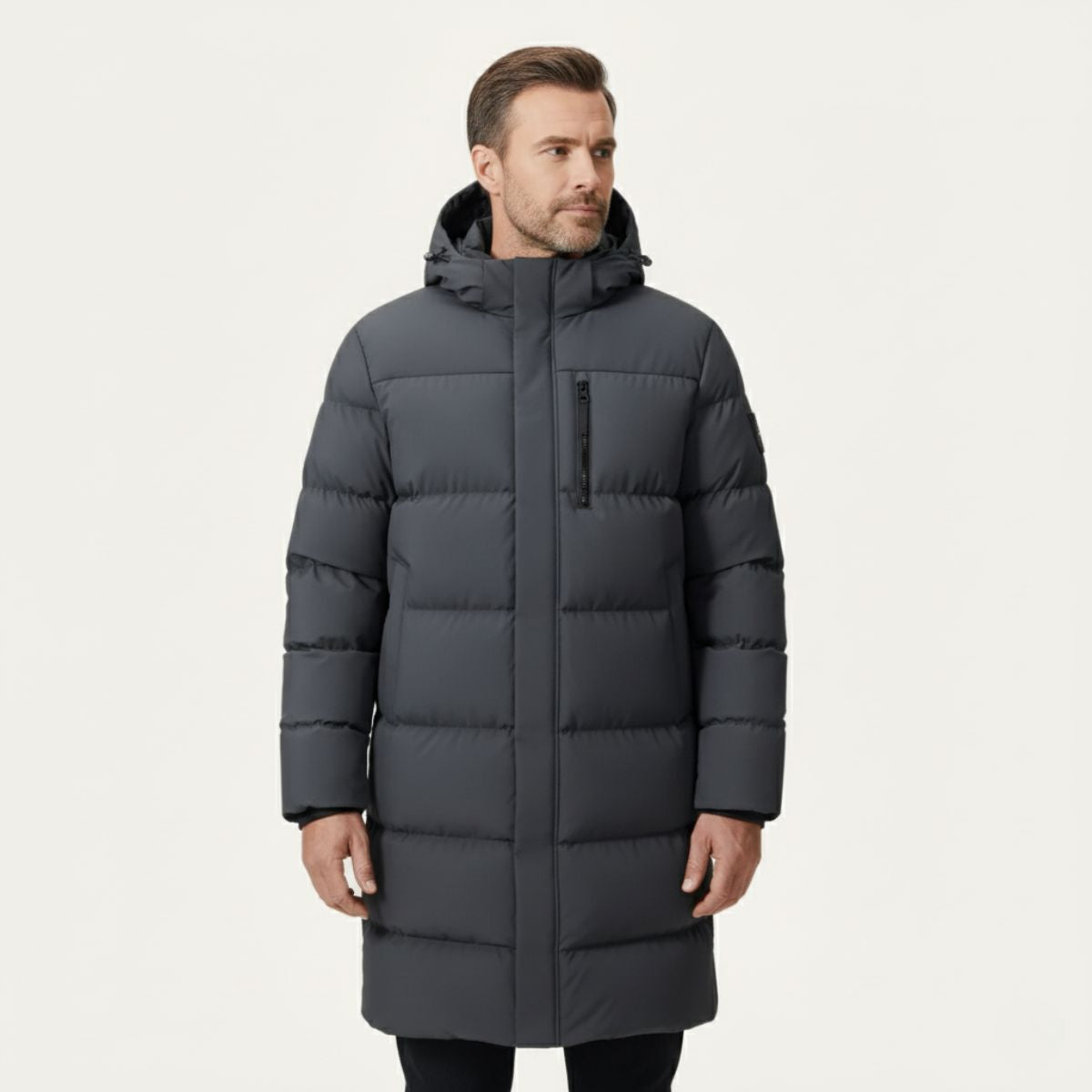 The Wickham Men's Insulated Longline Puffer Coat