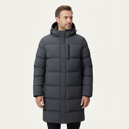 The Wickham Men's Insulated Longline Puffer Coat