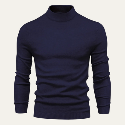 The Caernarfon Men's Slim Fit Turtleneck Casual Sweater