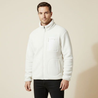 The Stresa Men’s Outdoor Warm Zip Up Fleece Jacket