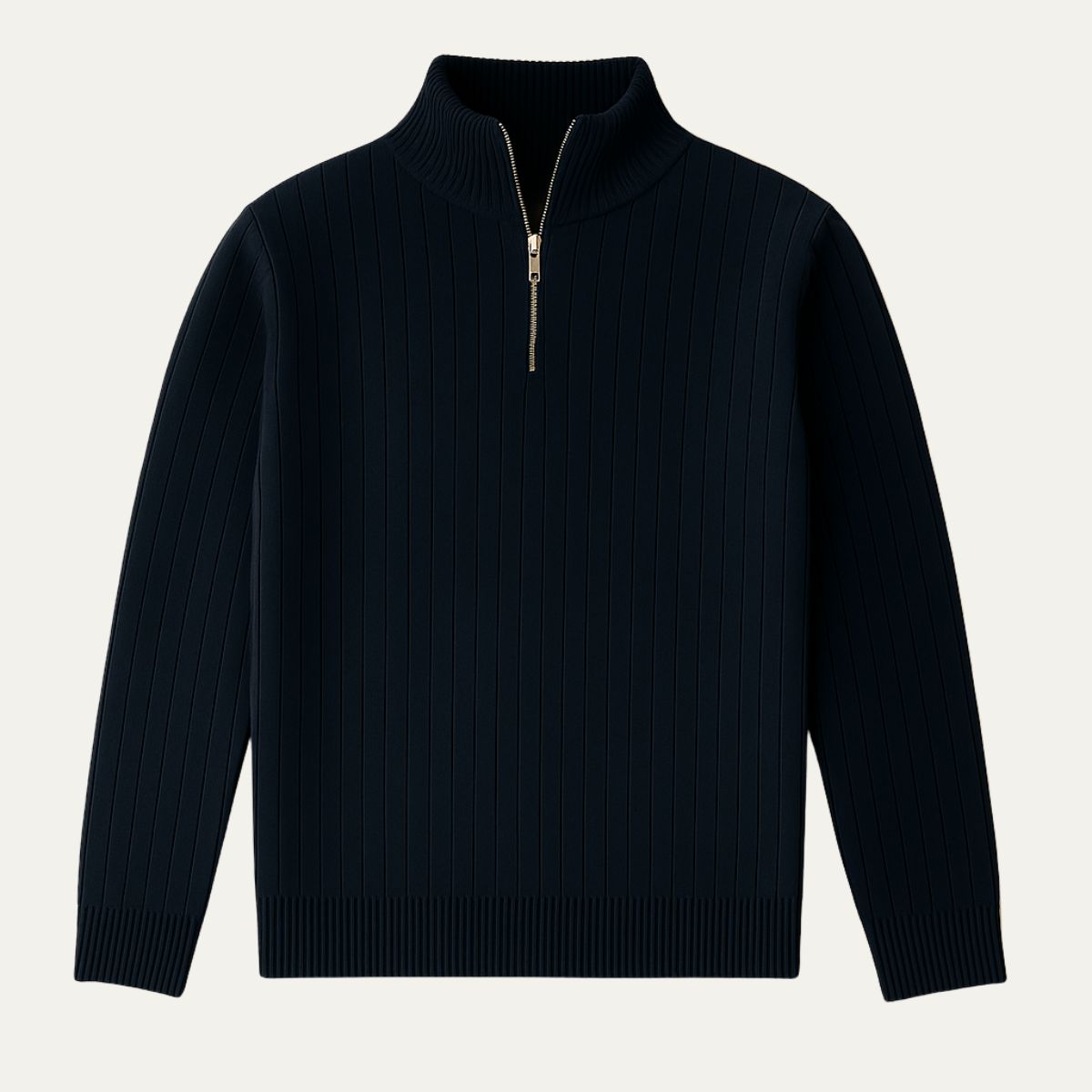 The Ashford Ribbed Half Zip Sweater for Men