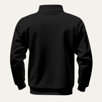 The Wexley Men’s Warm Stand Collar Casual Half Zip Sweater