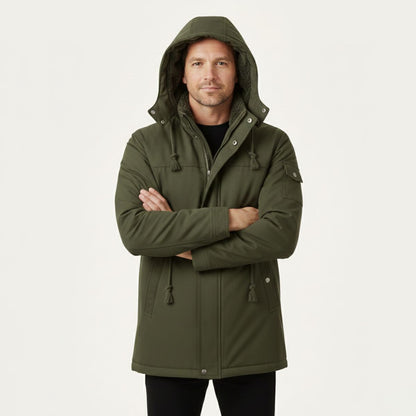 The Zermatt Men's Modern Parka Winter Jacket with Hood - 2025 Limited Edition
