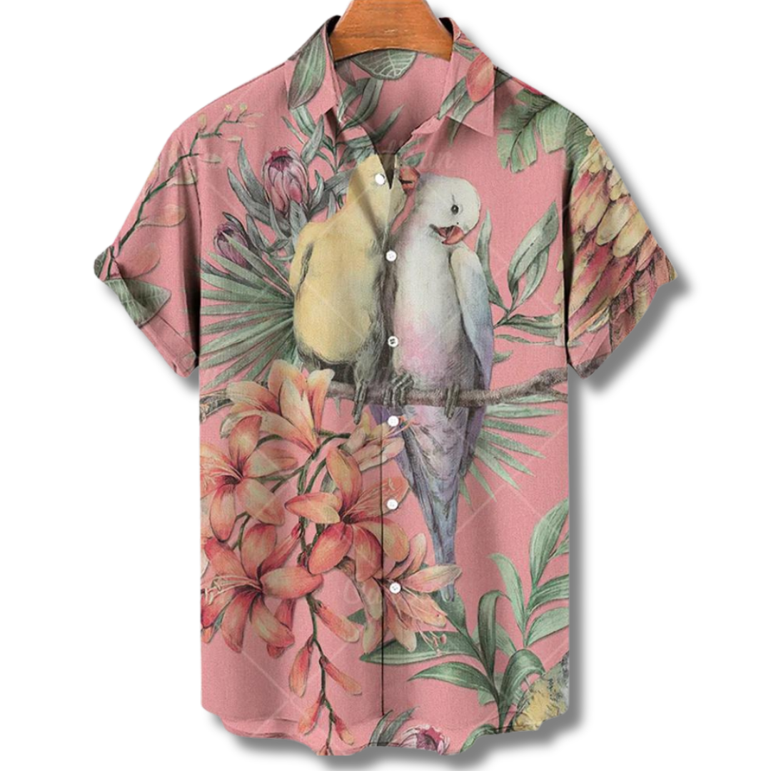 Men's Hawaiian Shirt - Ideal for Summer Adventures