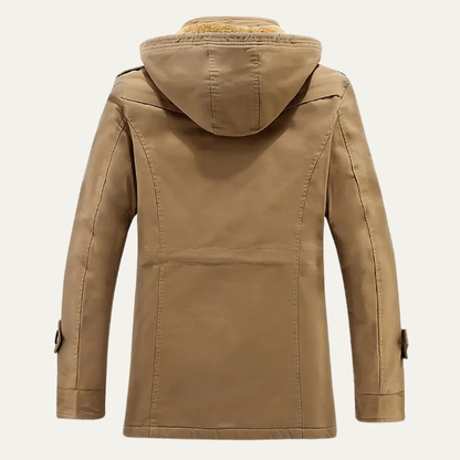 The Oakfield Men’s Warm Fleece Lined Hooded Winter Parka Jacket