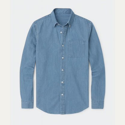 The Boston Casual Denim Shirt for Men