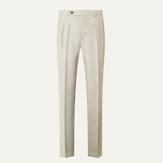 The Calistoga Men's Casual Tailored Linen Pleated Dress Pants