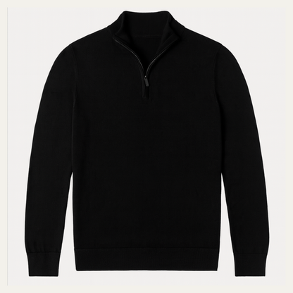The Aviemore Men's Quarter Zip Slim Fit Casual Sweater