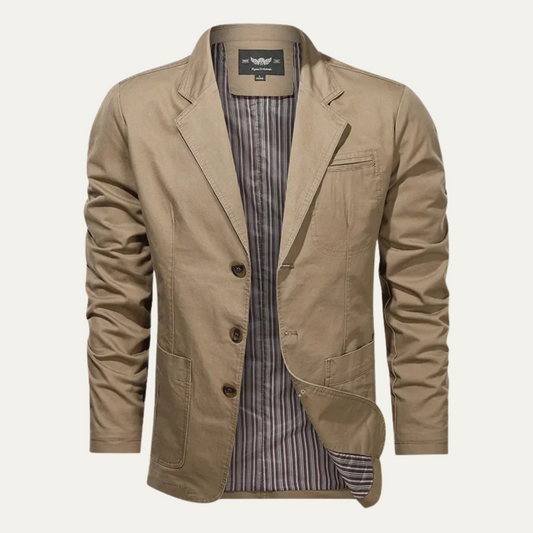 The Prestbury Men's Casual Lightweight Cotton Blazer