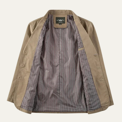 The Prestbury Men's Casual Lightweight Cotton Blazer