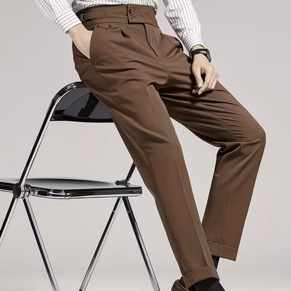 The Lake Tahoe Men’s Casual Pleated Suit Dress Pants