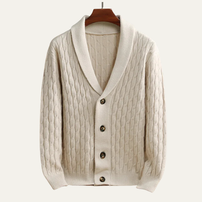 The Catanzaro Men's Trendy Knitted V Neck Cardigan