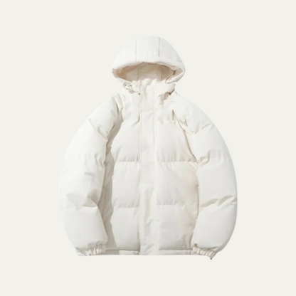The Tallinn Men's Hooded Puffer Jacket - Waterproof Down Winter Coat