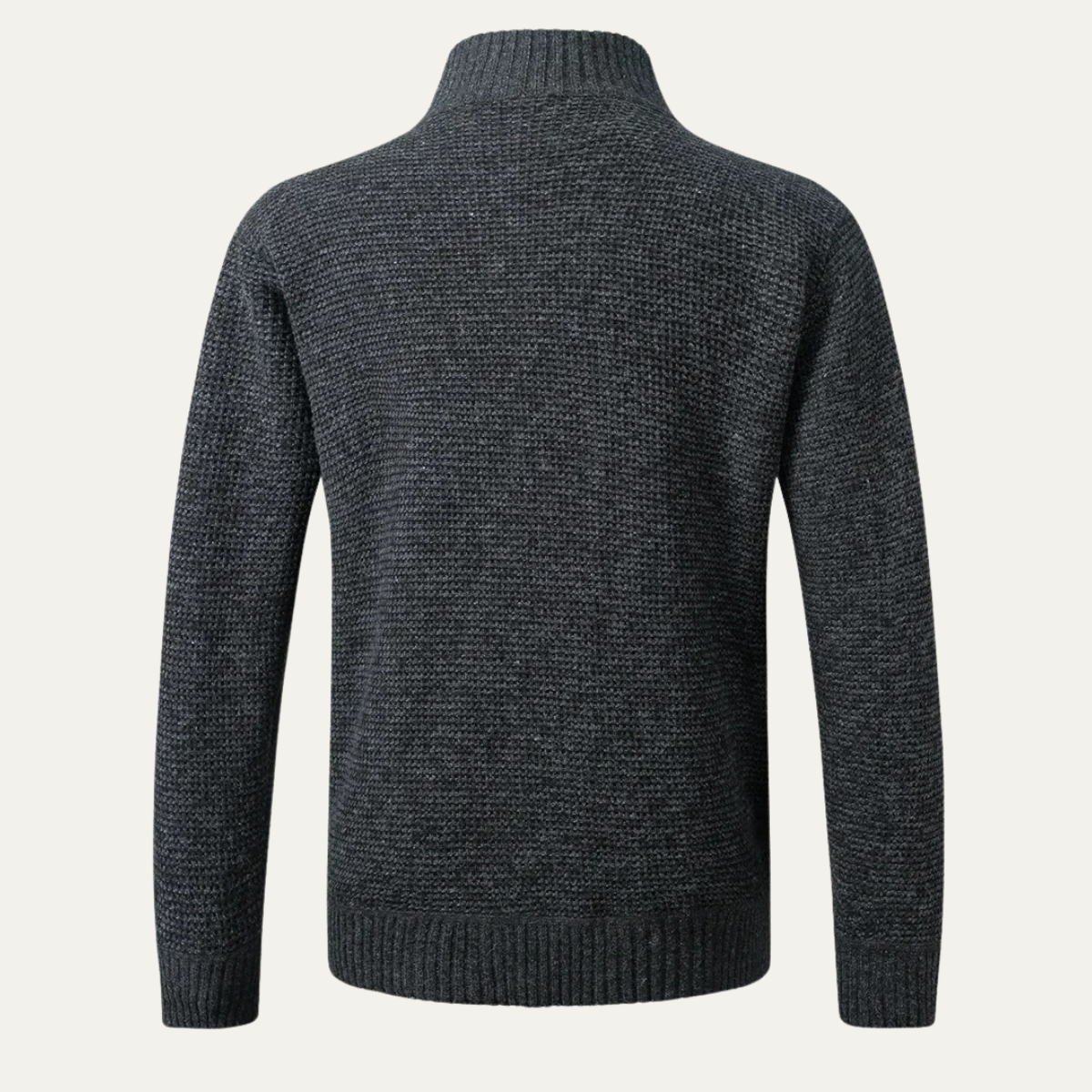 The Benevento Men's Slim Fit Stand Collar Warm Cardigan