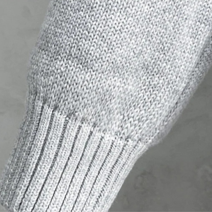 The Rochester Men's Classic Cable Knit Button Up Cardigan