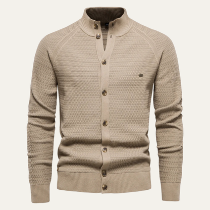 The Avellino Men's Knitted Winter Buttoned Cardigan