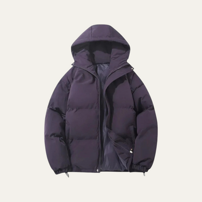 The Tallinn Men's Hooded Puffer Jacket - Waterproof Down Winter Coat