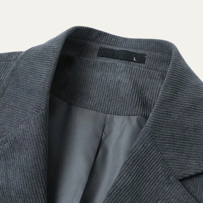 The Spello Men’s Casual Formal Corduroy Blazer