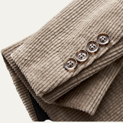 The Riccione Men’s Winter Slim Fit Casual Corduroy Blazer Jacket