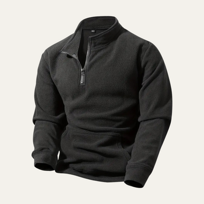 The Montrose Men's Casual Half Zip Sherpa Pullover