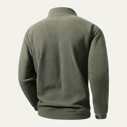 The Montrose Men's Casual Half Zip Sherpa Pullover
