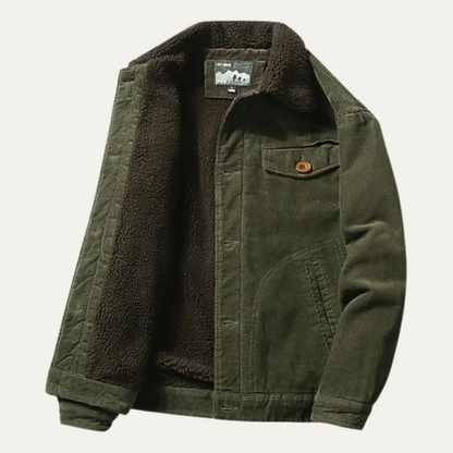 The Eversley Men's Corduroy Warm Winter Jacket