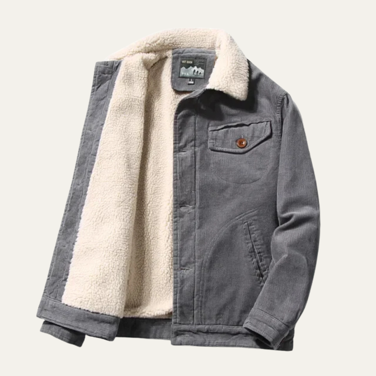 The Eversley Men's Corduroy Warm Winter Jacket