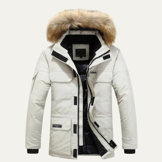 The Madison Men’s Thick Warm Winter Parka with Fur Hood