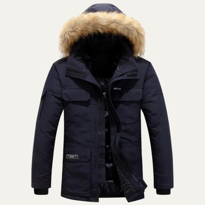 The Madison Men’s Thick Warm Winter Parka with Fur Hood