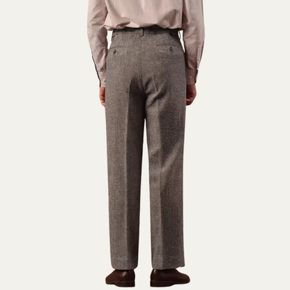 The Fairchild Men's Elegant Tailored High Waist Pleated Pants
