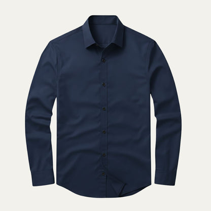 The Pantelleria Men's Elegant Solid Color Business Shirt