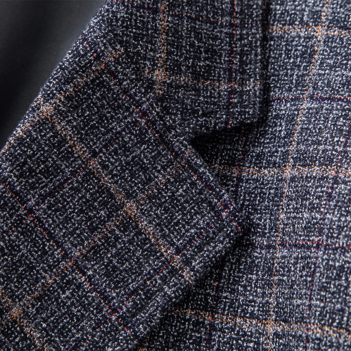 The Durham Men’s Plaid Striped Business Casual Work Jacket