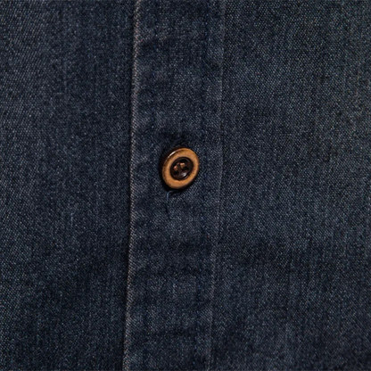 The Roseland Men’s Trendy Slim Fit  Stand Collar Cotton Shirt